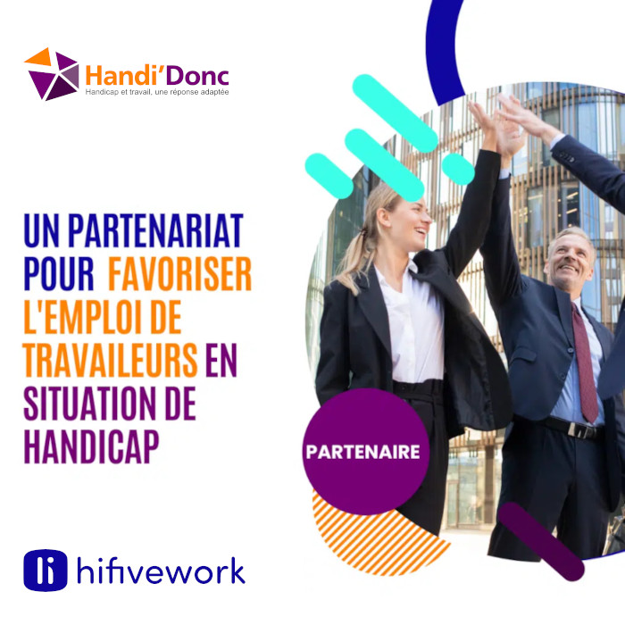 Partenariat Handidonc et Hifivework